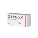 Salofalk (Салофальк) действ. вещество месалазин 500 мг табл. №50