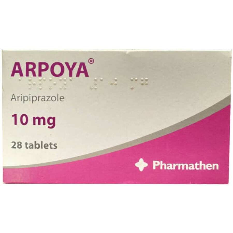 Aproya действующее вещество Арипипразол 10 mg табл. №28: цены и характеристики