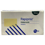 Rapiproz действующее вещество Арипипразол 30mg табл. №28
