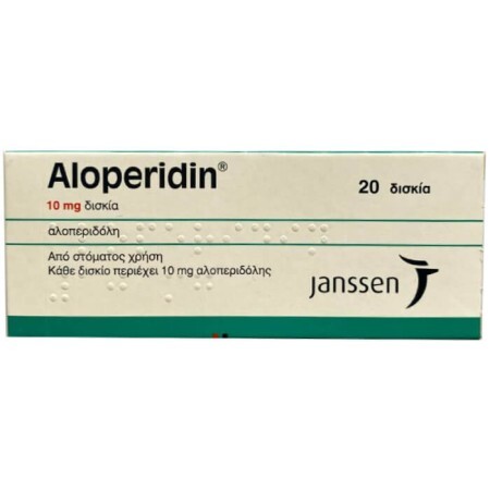 Aloperidin действующее вещество Галоперидол 10 mg табл. №20