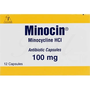 Миноцин 100 мг №12 капсул
