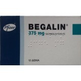 Бегалін 375 мг №12 капсул