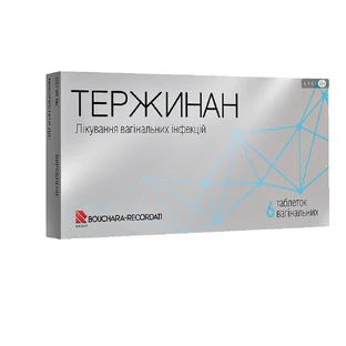 Тержинан табл. вагінал. стрип №6