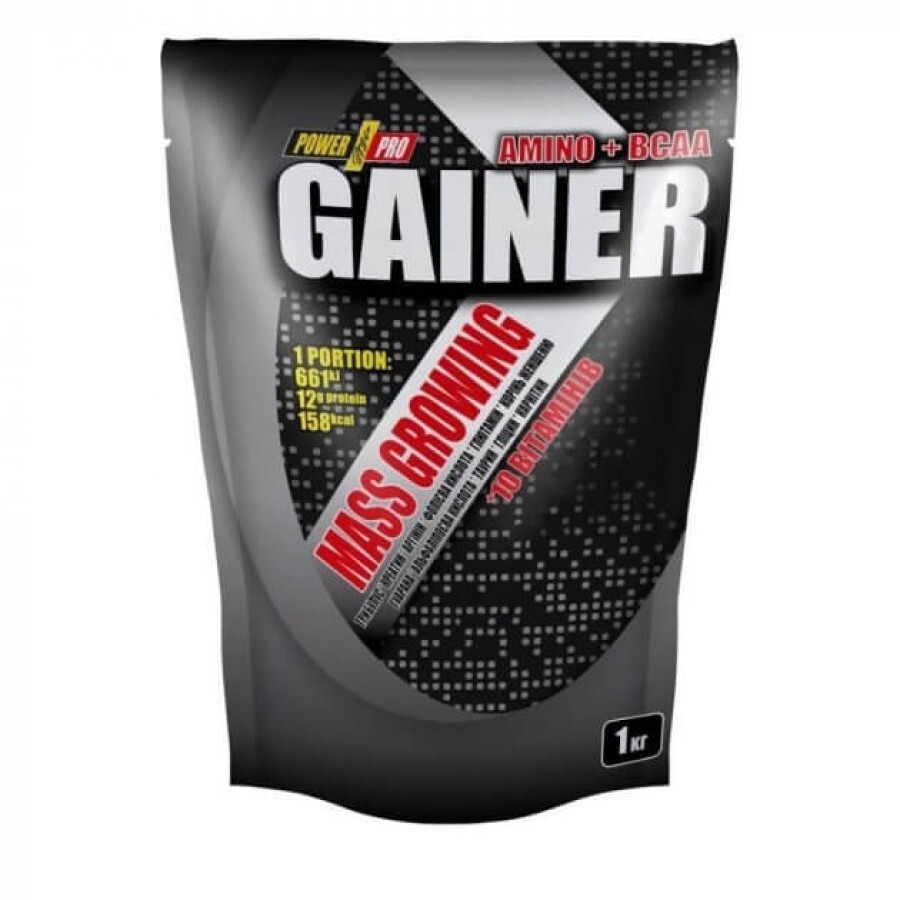 Гейнер Power Pro Gainer Шоколад 1 кг: цены и характеристики