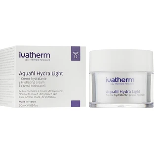 Крем для обличчя Ivatherm Aquafil Hydra Light Зволожуючий для нормальної та комбінованої шкіри 50 мл