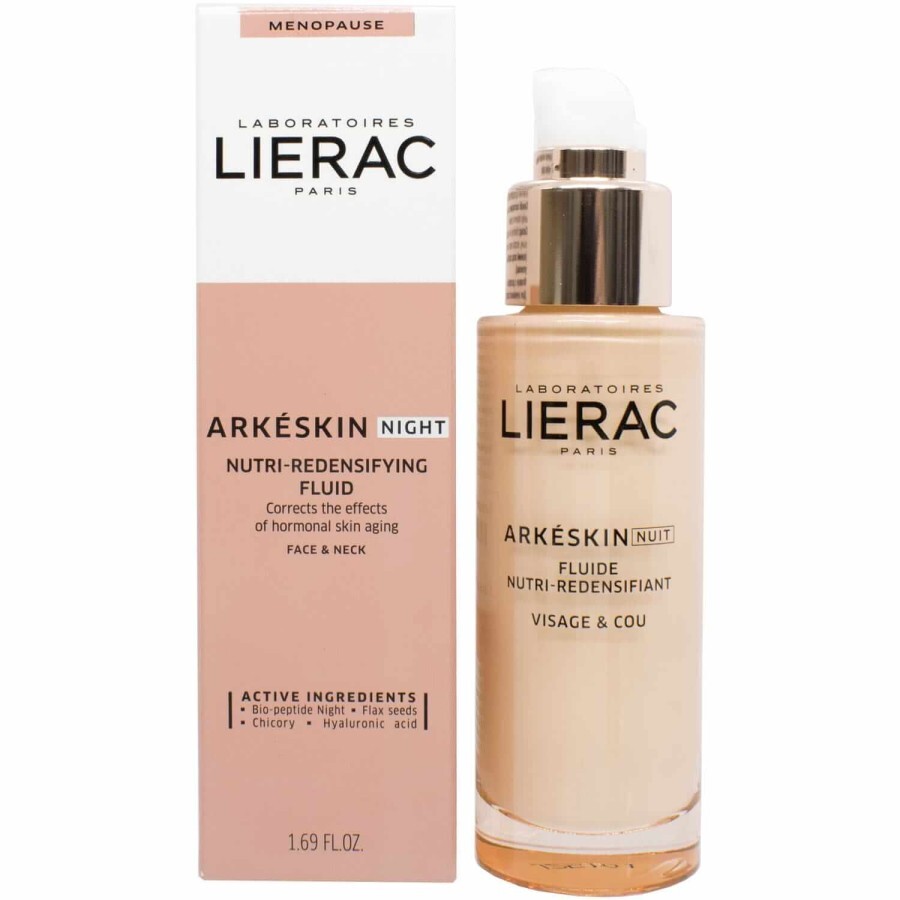 Флюид для лица Lierac Аркескин ночной для коррекции последствий гормонального старения кожи 50 мл: цены и характеристики