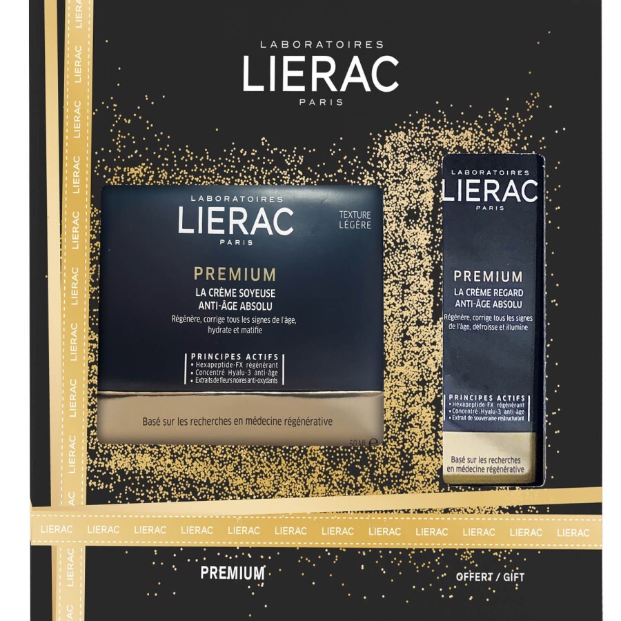 Набор Lierac Premium Крем 50 мл + Средство для контура глаз 15 мл : цены и характеристики