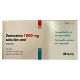 Somazina (діюча речовина Цитиколін) р-н д/перорал. застос. 1000 mg №10