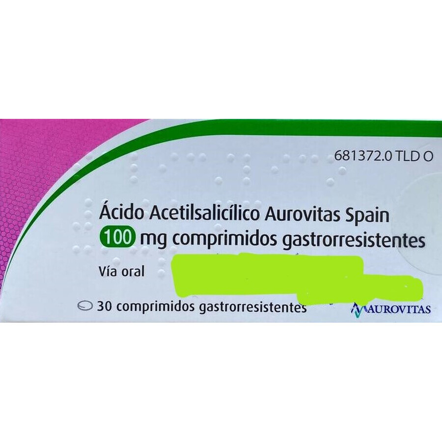 Adrio (действующее вещество Кислота ацетилсалициловая) 100 mg табл. №30: цены и характеристики