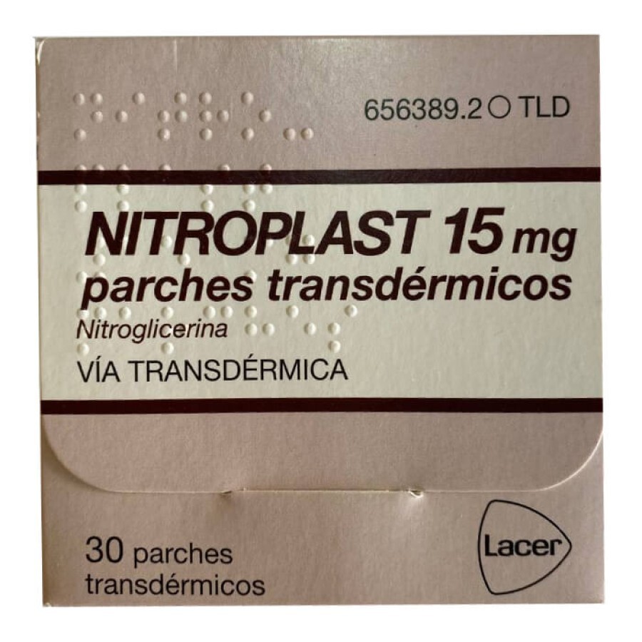 Nitroplast (действующее вещество Нитроглицерин) 15 mg пластирь трансдермальный  №30: цены и характеристики