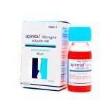 Apiretal (действующее вещество парацетамол) сусп. 100mg/ml 60ml