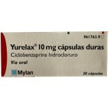 Yurelax (діюча речовина Циклобензаприну гідрохлорид) 10 mg капс. №30