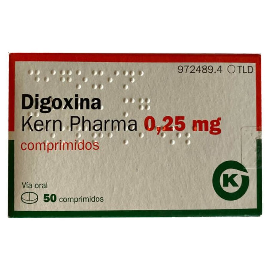 Digoxina (действующее веществл Дигоксин) 0.25 mg табл. №50: цены и характеристики
