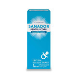 Sanador сироп для дітей (діюча речовина парацетамол) 150мг/5мл 100 ml