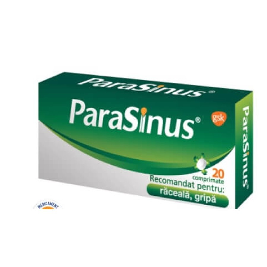 Парасінус Пента (парацетамол) табл.  №20: ціни та характеристики