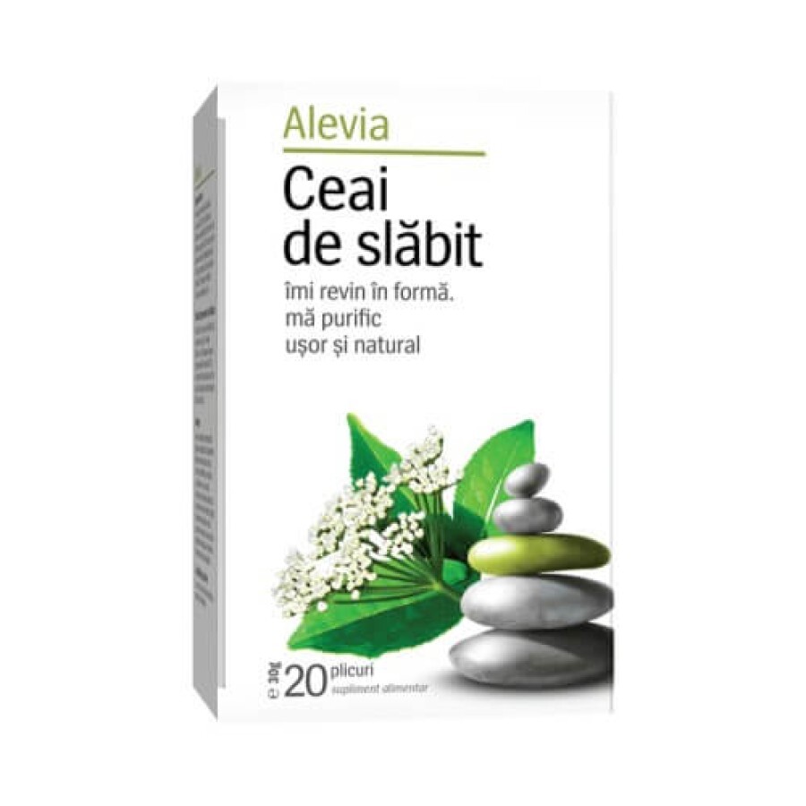 Чай для схуднення (Ceai de slabit), 20 пакетиків, Alevia: ціни та характеристики