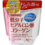 Вітаміни Orihiro Низькомолекулярна гіалуронова кислота та колаген 180 г