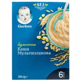 Каша безмолочная Gerber Мультизлаковая для детей сухая с 6 месяцев, 200 г