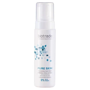 Пінка для делікатного вмивання Biotrade Pure Skin з ефектом звуження пор і зволоження 150 мл