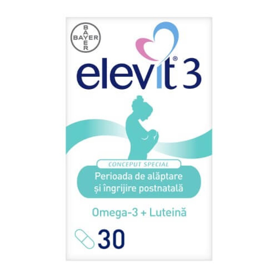 Елевіт 3 (Elevit 3), 30 капсул: ціни та характеристики