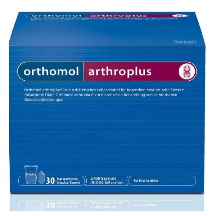 Ортомол Arthro Plus капсулы №30: цены и характеристики