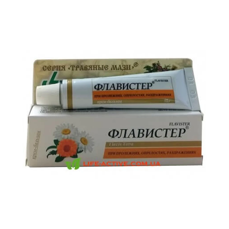 Крем-бальзам Флавистер уменьшает воспалительный отек 15 г: цены и характеристики