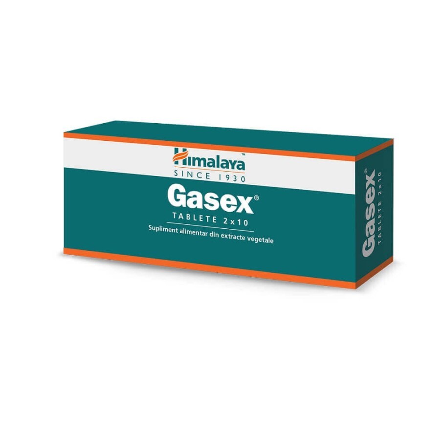 Гасекс (Gasex), 20 таблеток, Himalaya: цены и характеристики