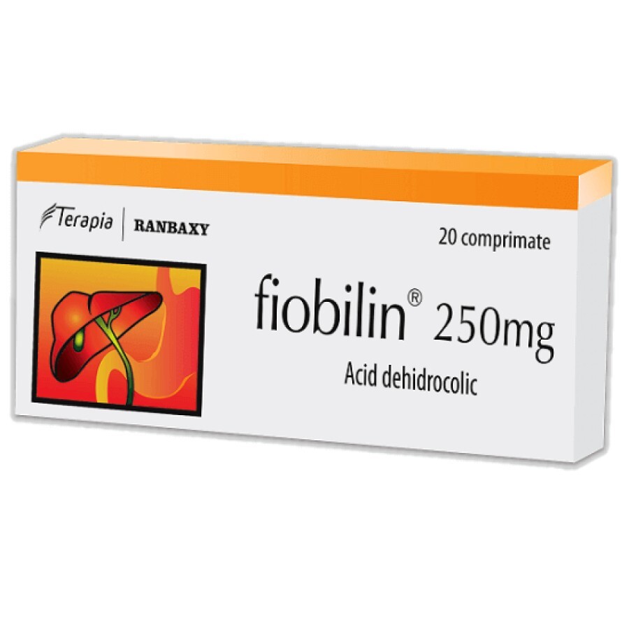 Фиобилин (Fiobilin), 20 таблеток, Terapia: цены и характеристики