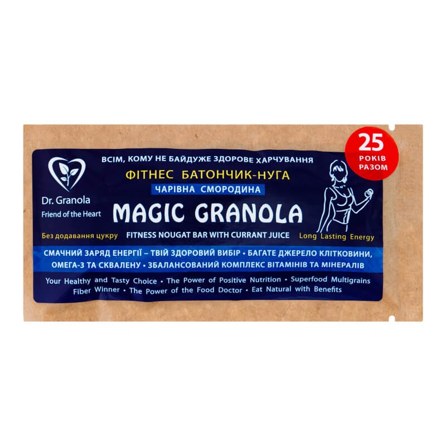 Батончик-нуга Dr. Granola Очаровательная смородина 35 г: цены и характеристики