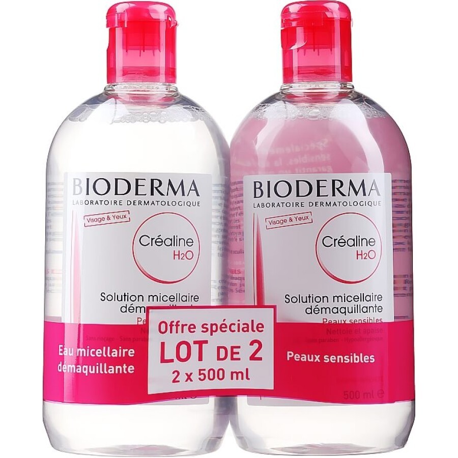 Міцелярний лосьйон Bioderma Sensibio H2O для чутливої шкіри 250 мл 1+1: ціни та характеристики