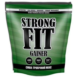 Гейнер Strong FIT Gainer-20 Тропічний мікс 909 г