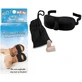 Маска для сну Shut-Eye Shade Dreamweaver чорна + Беруші
