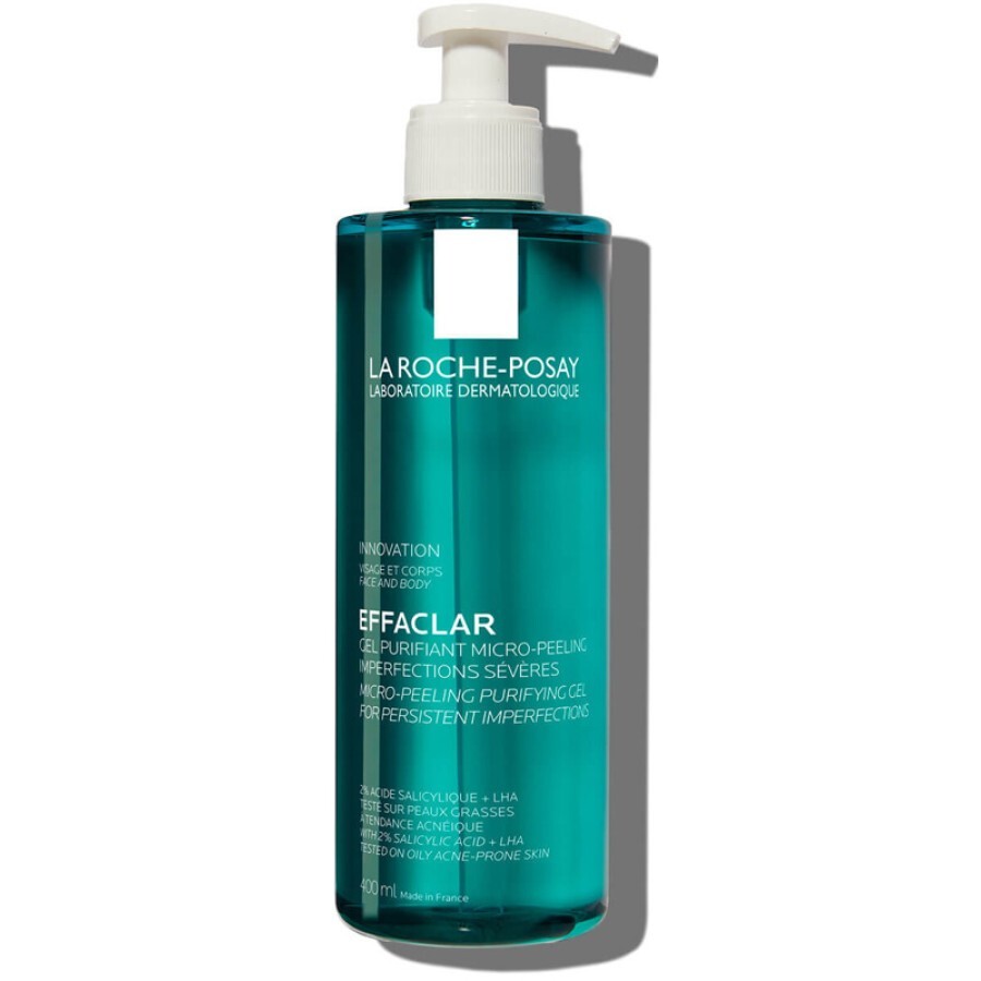 Гель-микропилинг La Roche-Posay Effaclar Micro-Peeling Purifying Gel для очищения проблемной кожи лица и тела для уменьшения устойчивых недостатков 400 мл: цены и характеристики