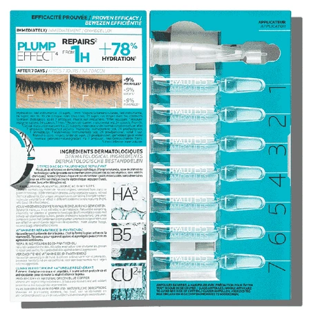 Концентрат La Roche-Posay Hyalu B5 Ampoules в ампулах для корекції зморщок і відновлення пружності шкіри обличчя 7 x 1.8 мл: ціни та характеристики