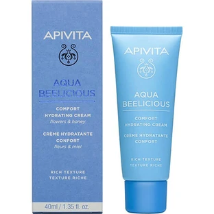 Крем насыщенной текстуры Apivita Aqua Beelicious Комфортный увлажняющий, 40 мл