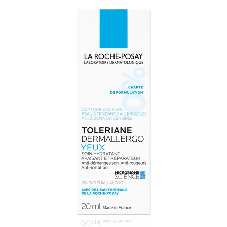 Крем-догляд для контуру очей La Roche-Posay TOLERIANE DERMALLERGO Заспокійливий Зволожувальний 20 мл: ціни та характеристики