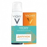 Набор Vichy Capital Soleil Флюид солнцезащитный матирующий для кожи лица SPF50 50 мл + Вода Vichy термальная 50 мл в подарок