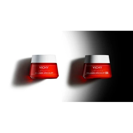 Ночной антивозрастной крем-уход Vichy Liftactiv Collagen Specialist Night Cream с эффектом корекции морщин придания упругости и восстановления сияния 50 мл: цены и характеристики
