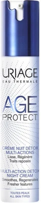 Нічний детокс-крем Uriage Age Protect Multi-Action Detox Night Cream Очищення + Корекція зморшок 40 мл