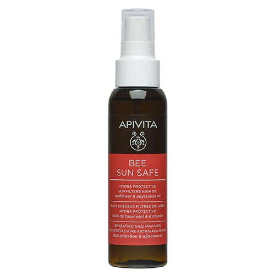 Сонцезахисна олія для волосся Apivita Bee Sun Safe, 100 мл: ціни та характеристики