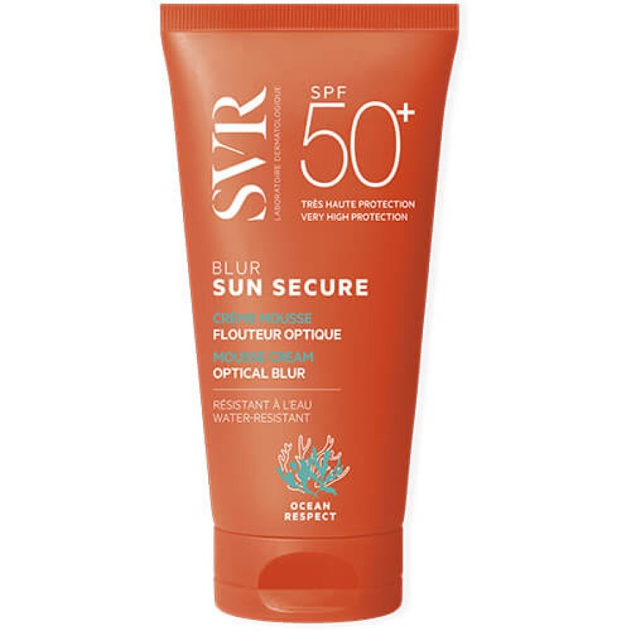 Сонцезахисний крем-мус SVR Sun Secure Blur Optical Blur Mousse Cream SPF 50 50 мл: ціни та характеристики