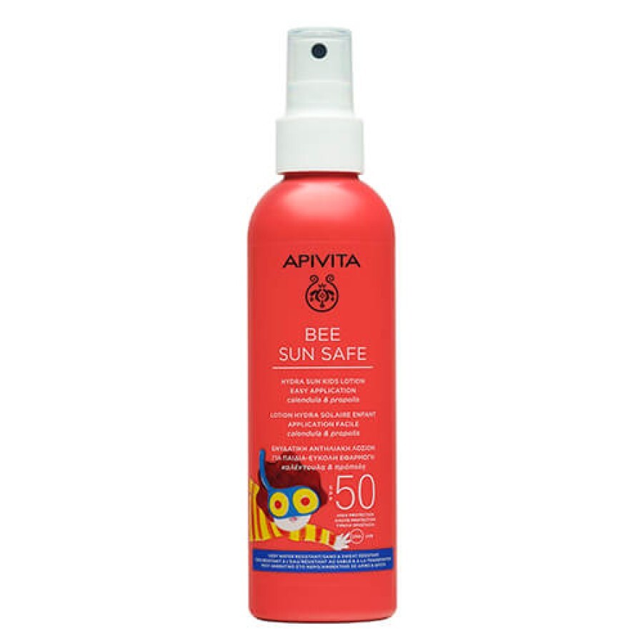 Сонцезахисний лосьйон Apivita Bee Sun Safe SPF50 для дітей, 200 мл: ціни та характеристики