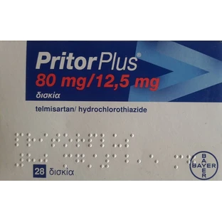 Притор Плюс (Pritor Plus) 80 мг/12,5 мг №28 таблеток