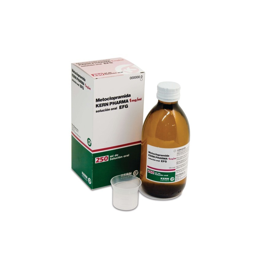 Метоклопрамід (Metoclopramida) Kern Pharma оральна суспензія 1 мг/мл флакон 250 мл: ціни та характеристики