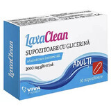 Гліцеринові супозиторії для дорослих LaxaClean, 10 штук, Viva Pharma