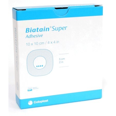 Биатен Супер Адгезив (Biatain Super Adhesive) 10 х 10 см — повязка (5шт.)
