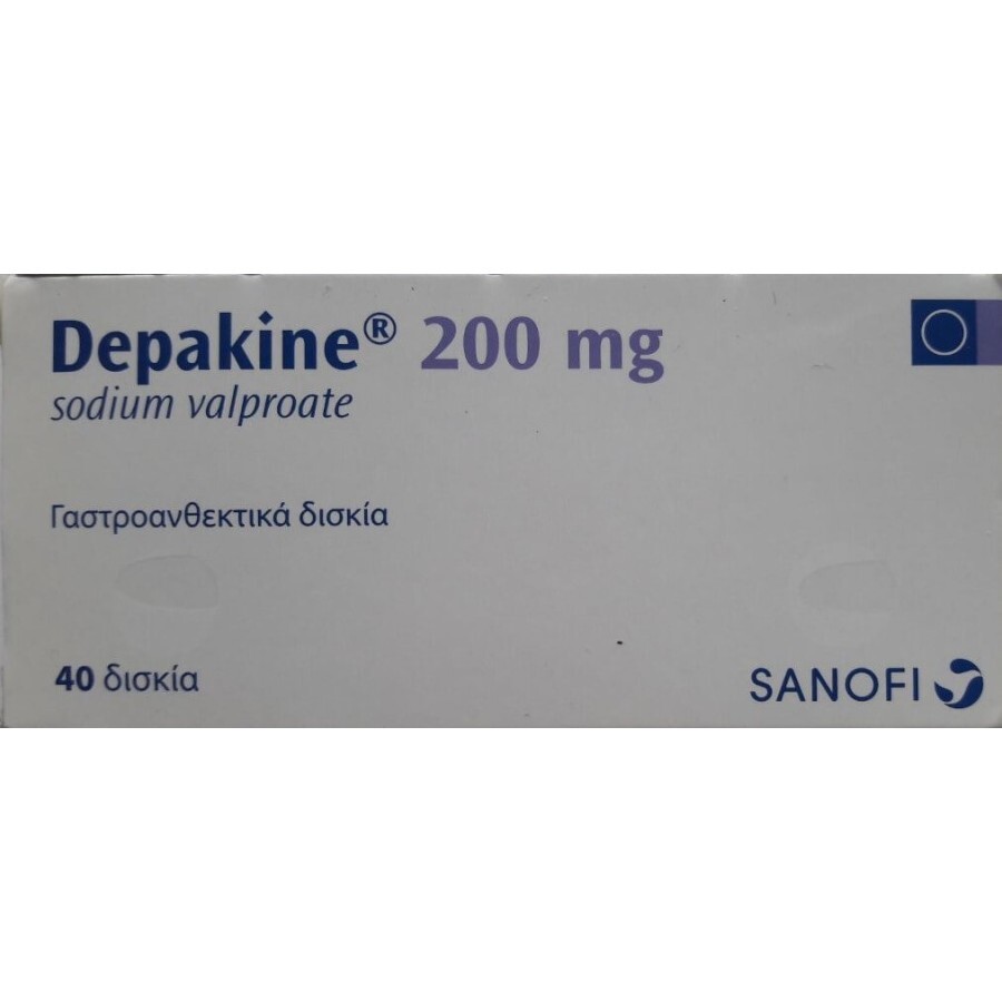 Депакин (Depakine) 200 мг №40 таблеток: цены и характеристики