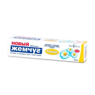 Зубная паста Новый Жемчуг Ромашка, 50 мл