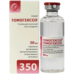 Томогексол р-р д/ин. 350 мг йода/мл фл. 50 мл