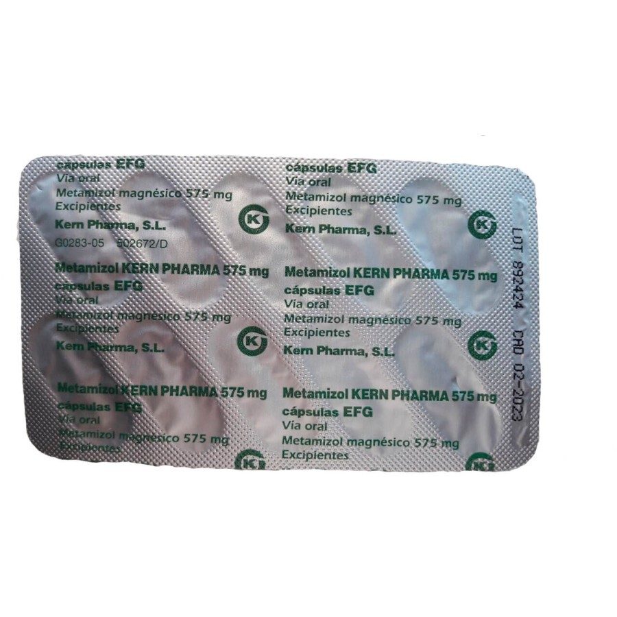 Метамизол (Metamizol KERN Pharma) 575 мг №10 таблеток: цены и характеристики